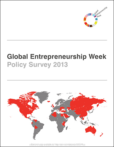 Global Entrepreneurship Week Policy Survey 2013