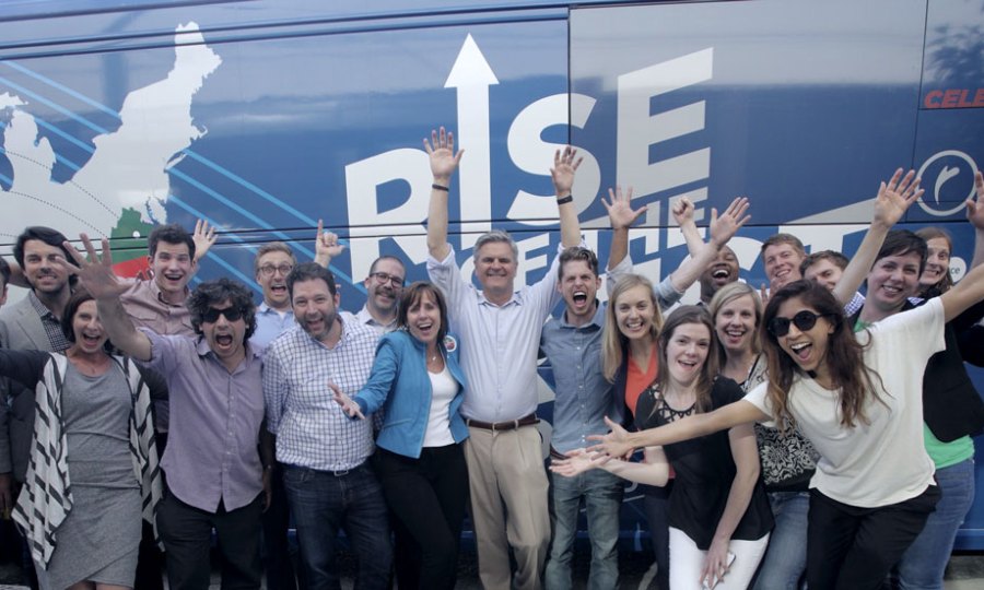 Jean and Steve Case on a Rise of the Rest tour stop in New Orleans