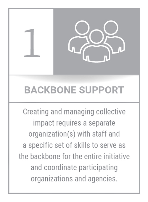 Conditions of Collective Impact #1: Backbone Support