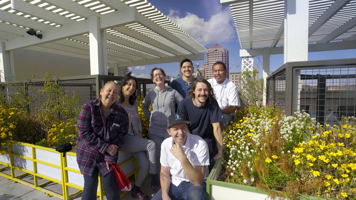 A small group shot of folks involved with City Alive. Photo courtesy of City Alive.