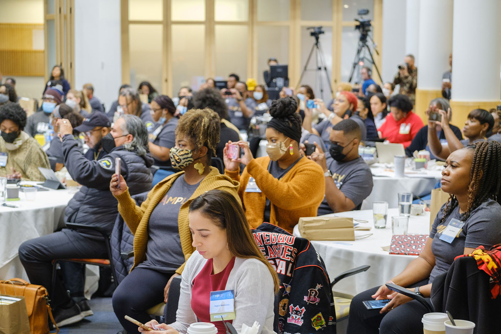 Attendees at the 2021 Amplify Conference.