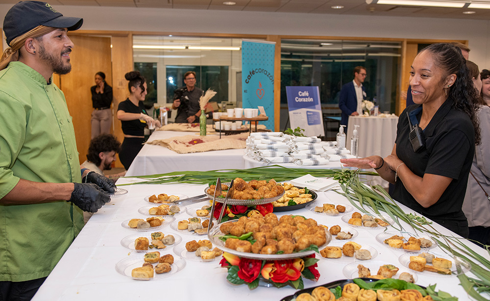 Local food entrepreneurs at the Kauffman Foundation Open House event